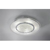 Diyas IL31311 Lindon Frosted Glass Flush Ceiling Light