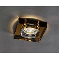 Diyas IL30822BZ Bronze Crystal Recessed Square Downlight Fascia