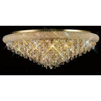 Diyas IL32109 Alexandra Crystal Ceiling Light in French Gold