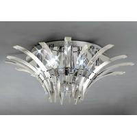 Diyas IL50442 Sinclair Low Ceiling Light in Polished Chrome Finish