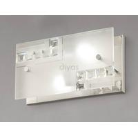 diyas il31260 starlet frosted glass wall light