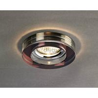 Diyas IL30821PU Dark Purple Crystal Recessed Round Downlight Fascia