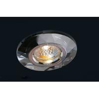 Diyas IL30816CH Clear Crystal Recessed Chamfered Round Downlight Fascia