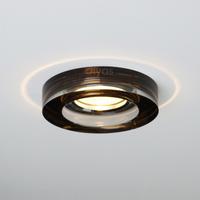 diyas il30821bz bronze crystal recessed round downlight fascia