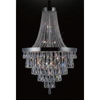 Diyas IL31431 Sophia Polished Chrome Crystal Ceiling Pendant