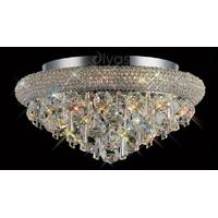 Diyas IL31445 Alexandra Crystal Ceiling Light in Polished Chrome