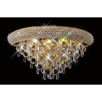 Diyas IL32101 Alexandra Crystal Wall Light in French Gold