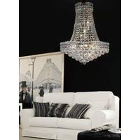 Diyas IL31420 Frances Crystal Ceiling Pendant in Polished Chrome