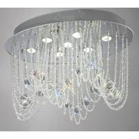 Diyas IL31391 Camilla 7 Light Oval Crystal Ceiling Light