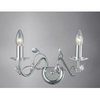 Diyas IL31212 Willow Wall Light in Polished Chrome Finish