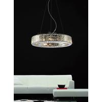 diyas il30079 torre crystal ceiling pendant light in polished chrome f ...