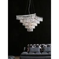 Diyas IL30643 Gianni Ceiling Pendnat Light in Polished Chrome Finish