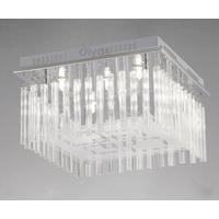 Diyas IL31320 Capella Frosted Glass Flush Ceiling Light