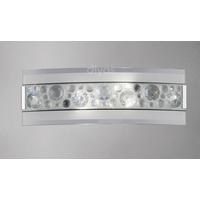 diyas il31251 cosmic frosted glass and crystal wall light