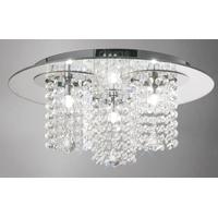 Diyas IL31465 Pegasus Crystal Flush Ceiling Light