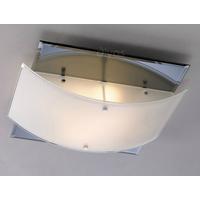 Diyas IL30991 Vito Frosted Glass Flush Ceiling Light