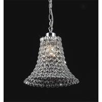 Diyas IL60000 + IL60010 Kudo Polished Chrome Suspension with Crystal Shade