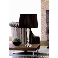 diyas il11025 ils20204 freya crystal table lamp in silver finish