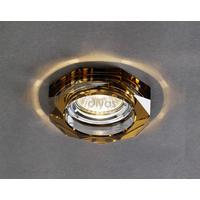 Diyas IL30823BZ Bronze Crystal Recessed Hexagonal Downlight Fascia