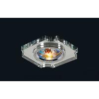 diyas il30809ch clear crystal concave corner downlight fascia