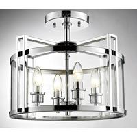 diyas il31081 eaton 4 light ceiling lantern in polished chrome