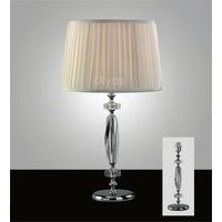 diyas il11022 ils20209 bella crystal table lamp in silver finish