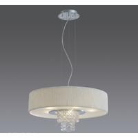 diyas il30273wh nerrisa white and crystal ceiling pendant light