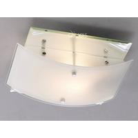 Diyas IL30994 Vito Frosted Glass Flush Ceiling Light
