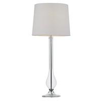 DIL4008 Dillon Glass Table Lamp In Clear Glass