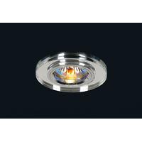 diyas il30806ch clear crystal recessed round downlights fascia