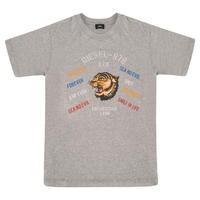 diesel junior boys tiger print t shirt