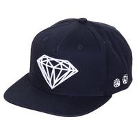 diamond brilliant snapback cap navy