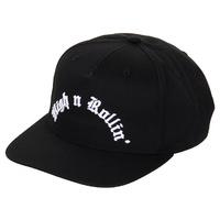 Diamond High N Rolling Snapback Cap - Black