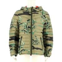 diesel 00j2pw kxaye down jacket kid militar green boyss childrens jack ...