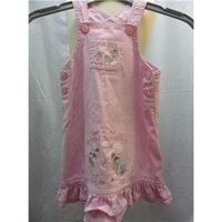 disney eeyore and roo girls pink dungarees tesco size 0 12 months pink