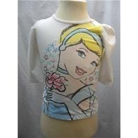 Disney Cinderella top George - Size: 0 - 12 months - White - Long sleeved T-shirt