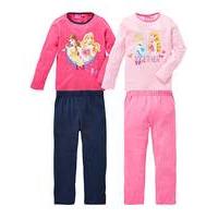 Disney Princess Pack of Two Pyjamas
