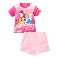 Disney Princess Girls Short Pyjamas