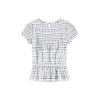 diamond print peasant top kids