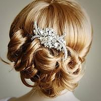 diamond bridal hair comb art crystal rhinestone wedding hair comb holl ...