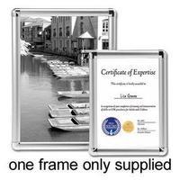 display aluminium frame a1 front loading with fixings