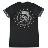 diesel junior boys printed t shirt