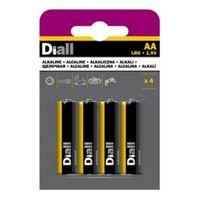 Diall AA Alkaline Battery Pack of 4