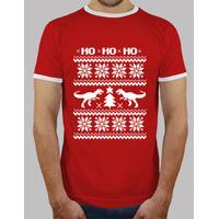 dino tee retro ugly christmas