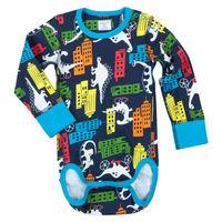 Dinosaur Town Baby Bodysuit - Blue quality kids boys girls