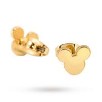 Disney Couture Gold Plated Plain Mickey Studs