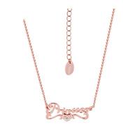 Disney Couture Rose Gold Plated Princess Necklace