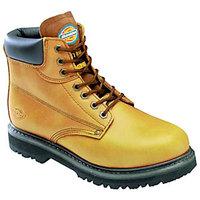Dickies Cleveland Safety Boots Tan Size 9