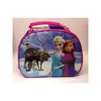 disney frozen insulated lunch bag purple and pink