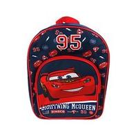 Disney Cars Lightning Mcqueen 95 Backpack With Pocket Blue And Red